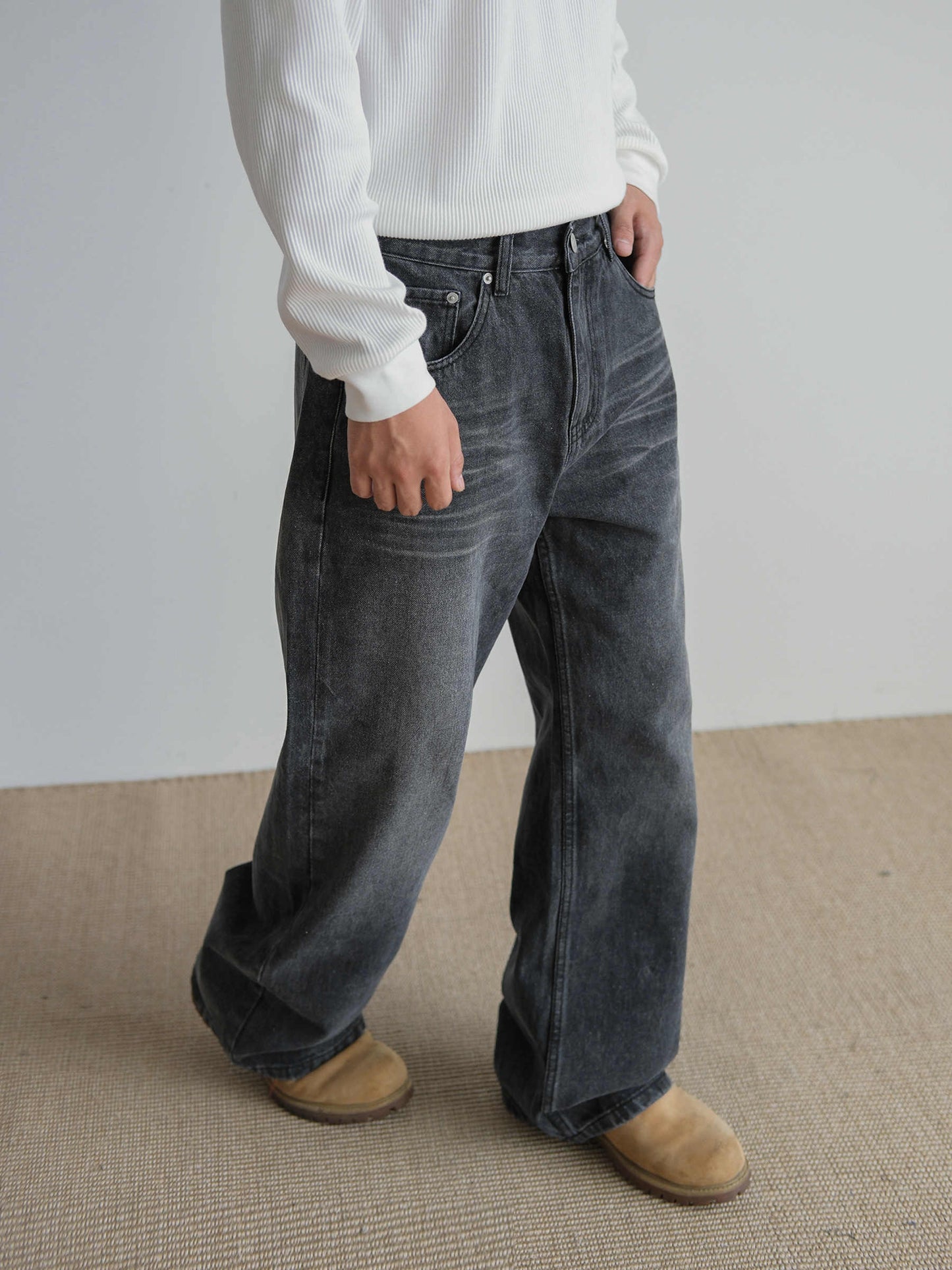 Black Washed Jeans