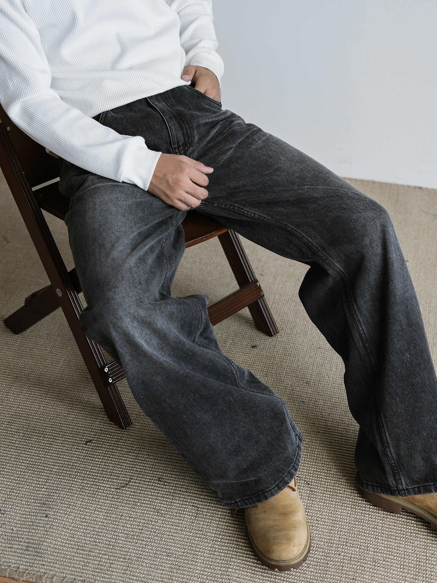 Black Washed Jeans