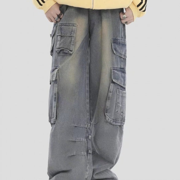 Straight Cargo Jeans