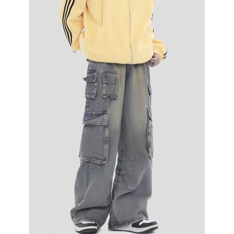 Straight Cargo Jeans
