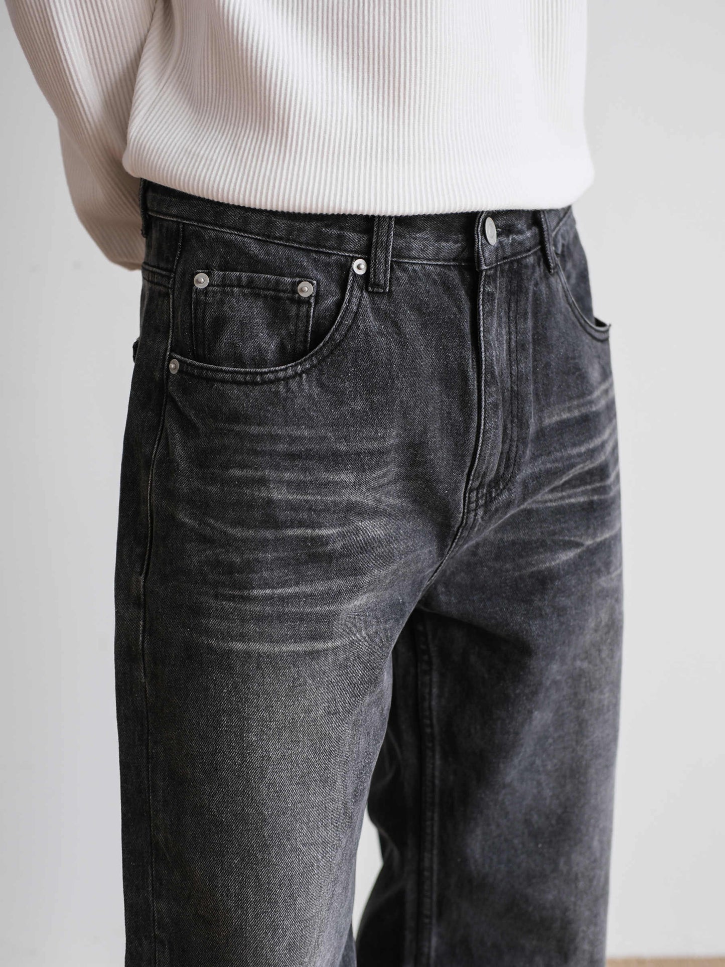 Black Washed Jeans