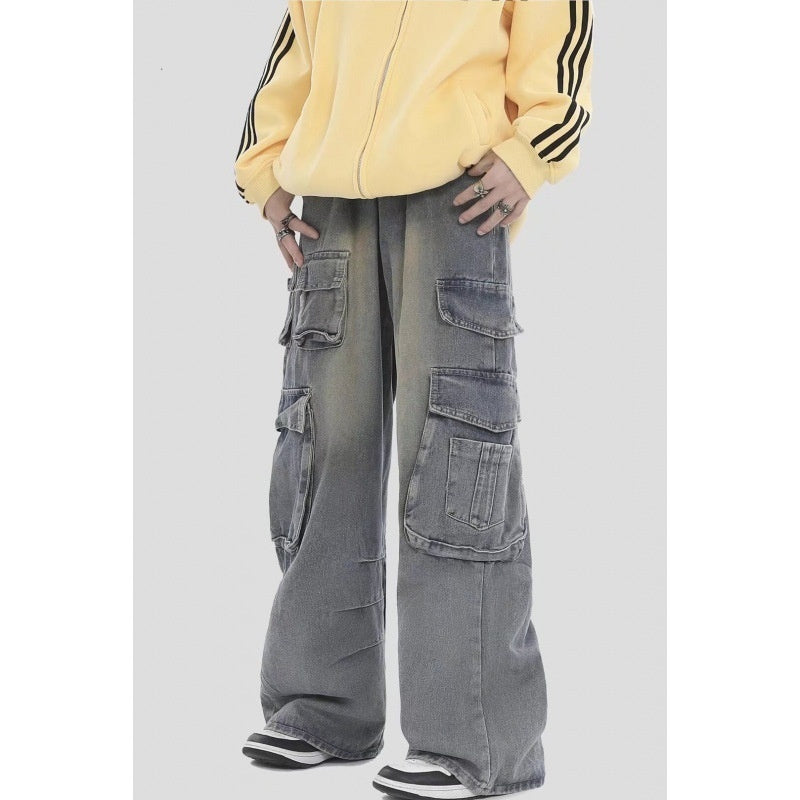 Straight Cargo Jeans